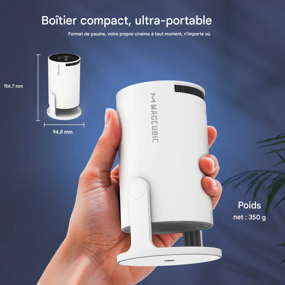 Le Mini Projecteur Cinéma 4K Portable