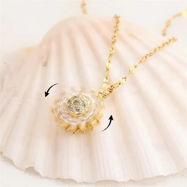 💎 Collier Tournesol Cristal