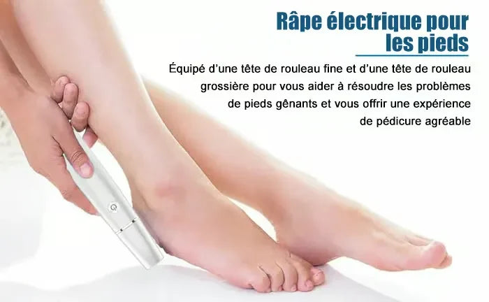 Éliminateur électrique de callosités pour les pieds