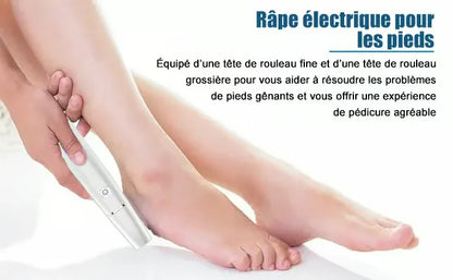 Éliminateur électrique de callosités pour les pieds