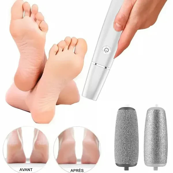 Éliminateur électrique de callosités pour les pieds