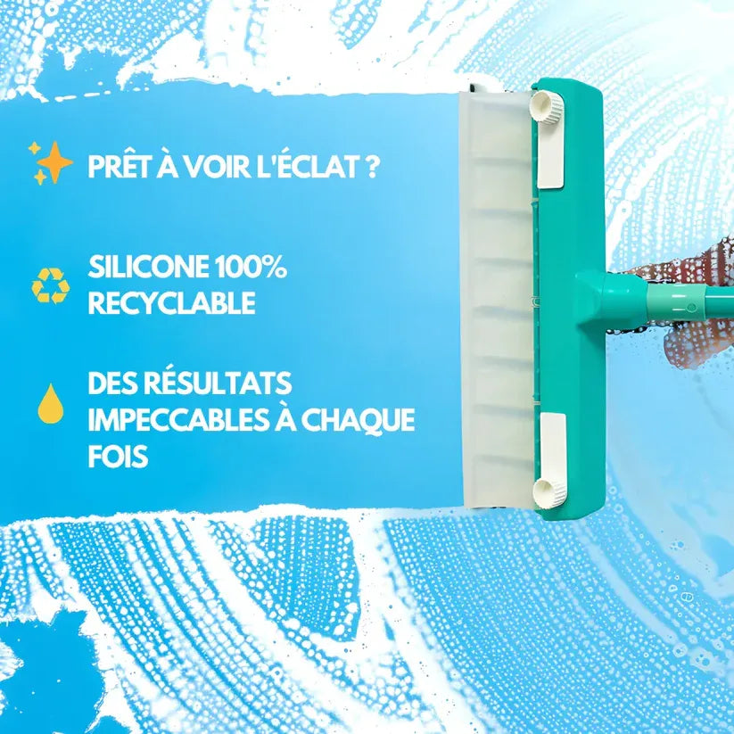 Raclette à vitres révolutionnaire