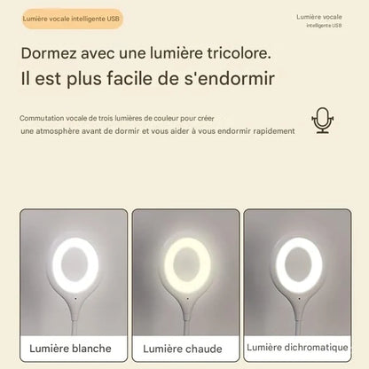 Lampe Intelligente USB à Commande Vocale – Éclairage Moderne et Pratique