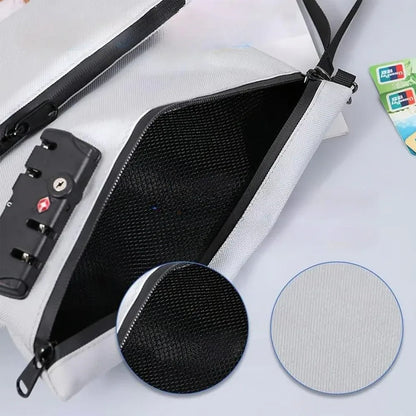 Sac à Argent à Double Couche avec Serrure – Pochette d’Accessoires