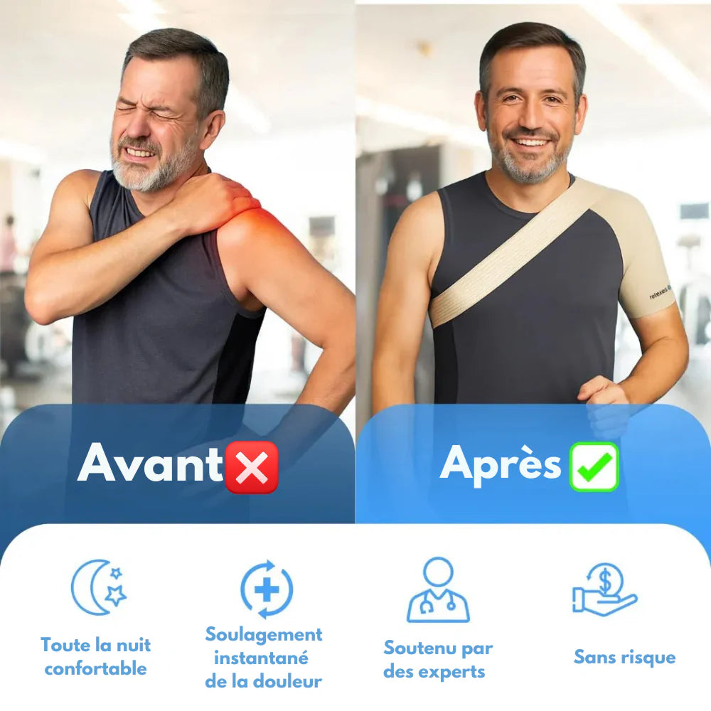 ÉpauleX™ – Le soutien discret qui soulage les douleurs d’épaule en moins de 2 jours