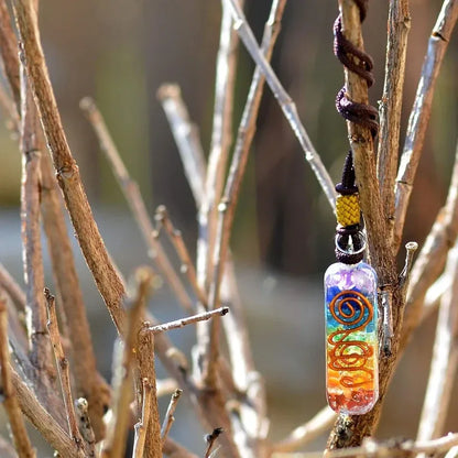 Pendentif Orgone 7 Chakras – Énergie, Harmonie et Protection au Quotidien