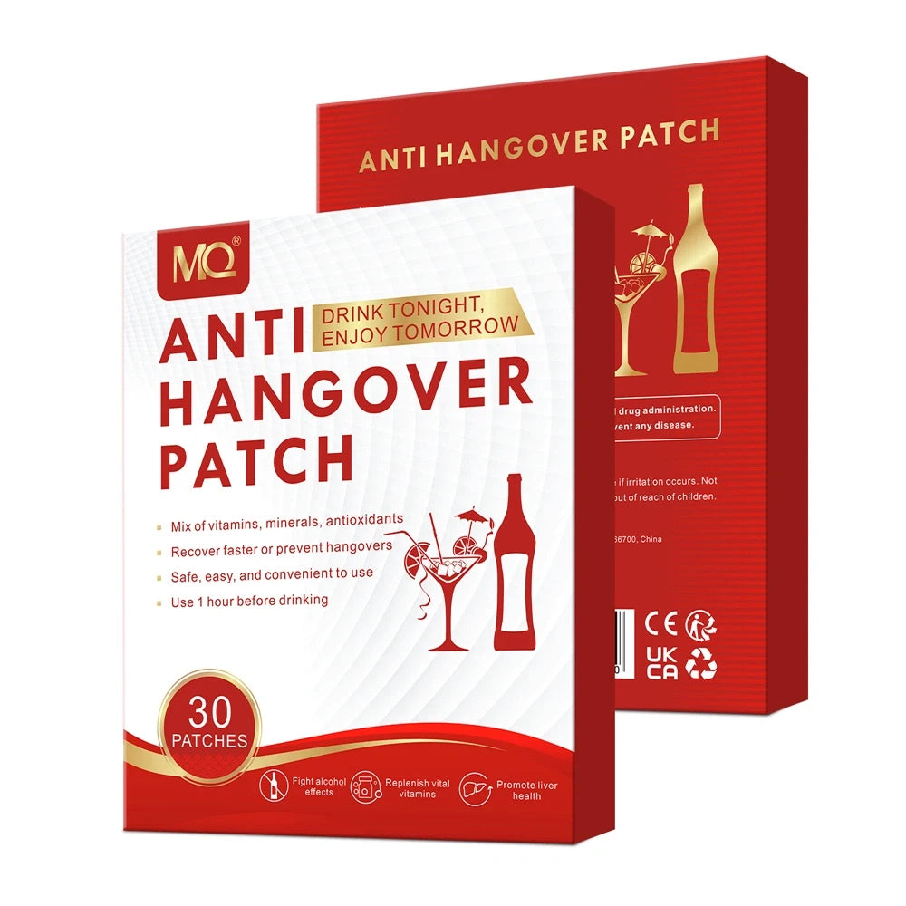 Patch Vitaminé Anti-Gueule de Bois pour un Réveil Énergique
