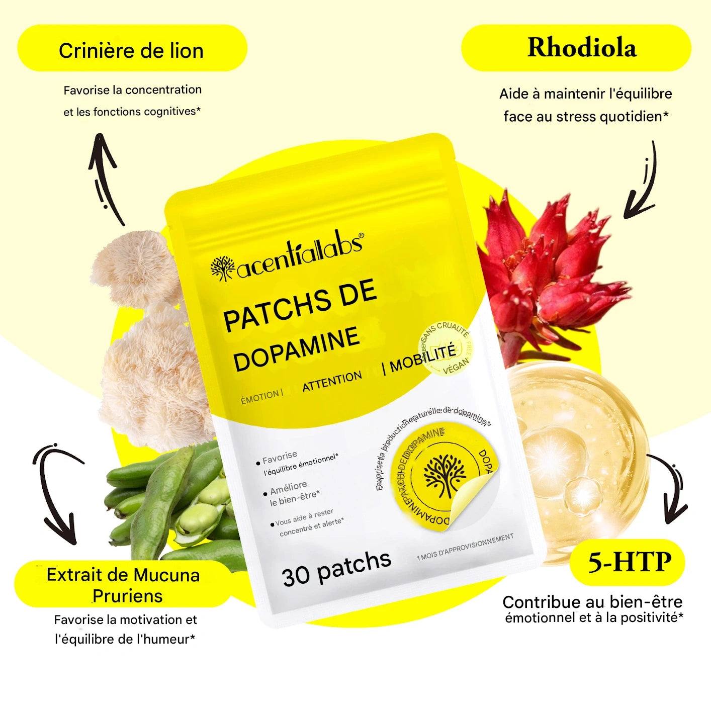 🧠 Activez votre dopamine naturellement – focus, sérénité, performance !