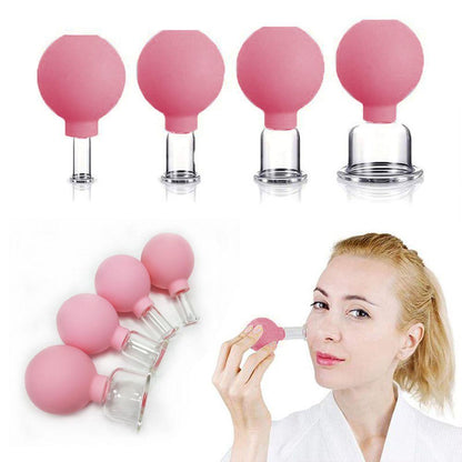 Ensemble de ventouses faciales en verre GLOWPOP™