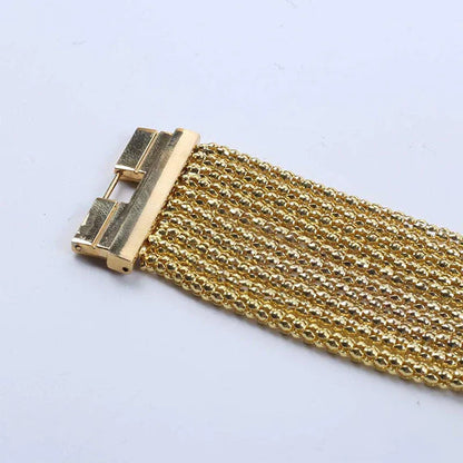Montre carrée pour femme avec quartz et strass