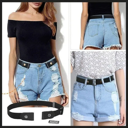 Ceinture Élastique Invisible – Confort Sans Boucle, Style Sans Effort