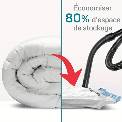 Sacs de stockage sous vide 80 x 100 cm – Lot de 6 pièces