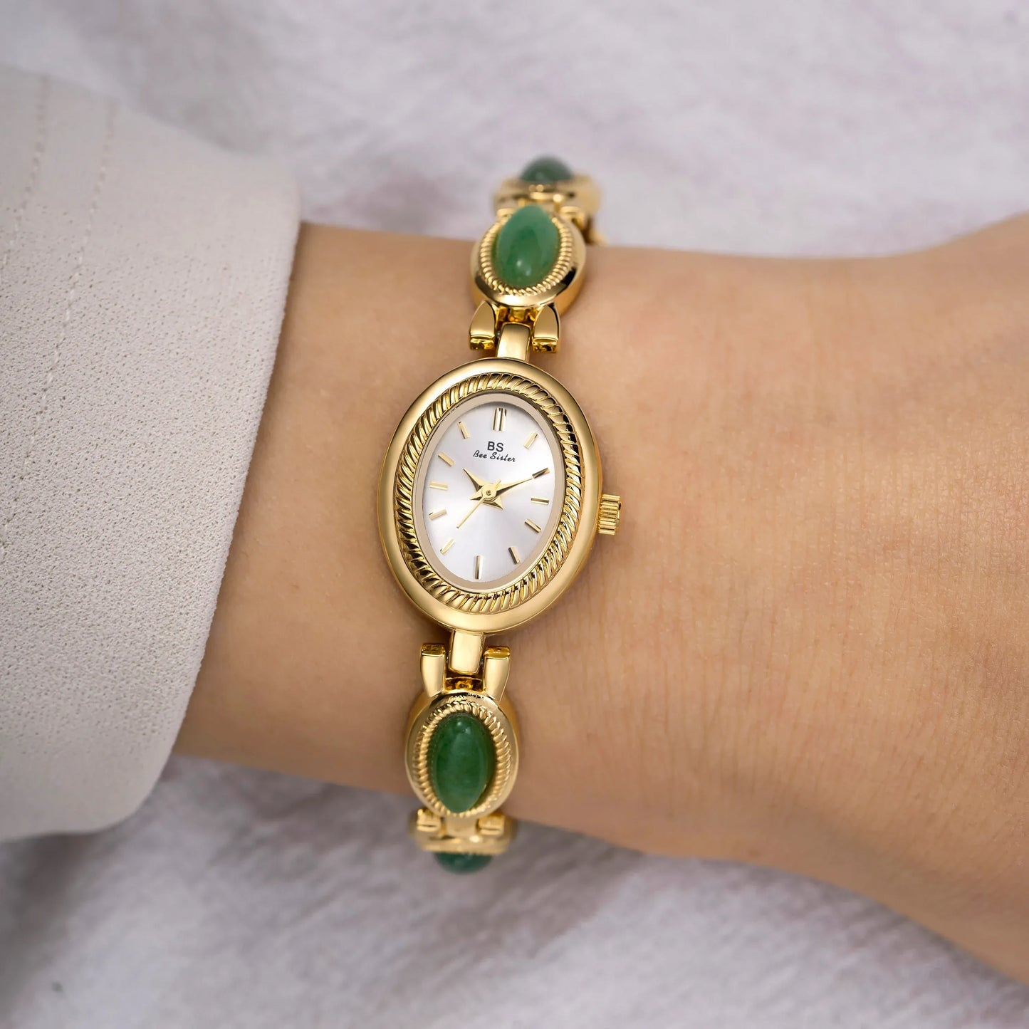 Gabriella – Montre Femme Quartz Luxe, Dorée