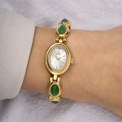 Gabriella – Montre Femme Quartz Luxe, Dorée